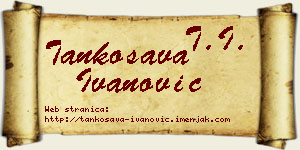 Tankosava Ivanović vizit kartica